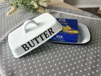 Butterdose Butter Butterglocke Butterbehälter Butterbox Emaille