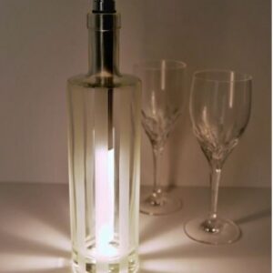 Flasche mit Streifen für Bottlelight Flaschenlampe Nolinearts
