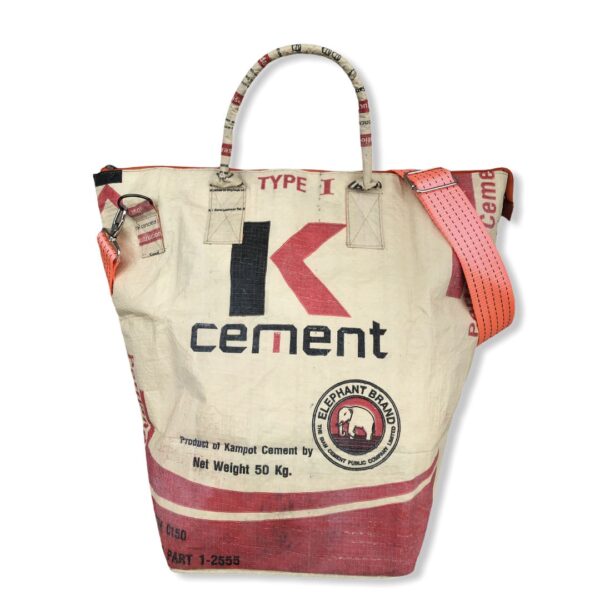 Kleine Universaltasche Strandtasche Wäschesack aus recycelten Reissack mit Hochseegurt TJ10S von Beadbags