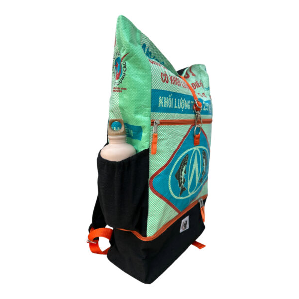 Rucksack nachhaltig Beadbags Rucksack aus recyceltem Reissack nolinearts
