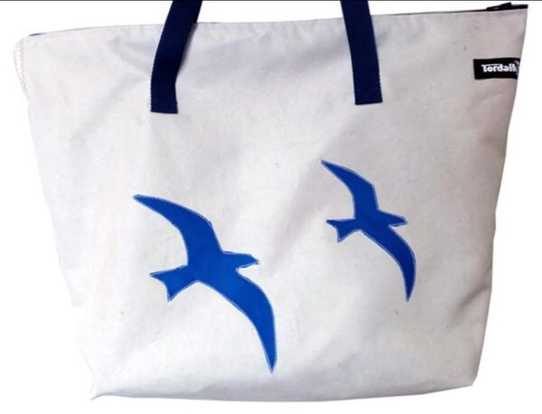 Strandtasche Segeltuchtasche Shopper Segeltuch Tasche aus gebrauchten Segeln Nolinearts